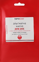 Maska alginianowa z olejkiem z drzewa herbacianego i myoksynolem Anti-acne - NanoCode Algo Masque — Zdjęcie N1