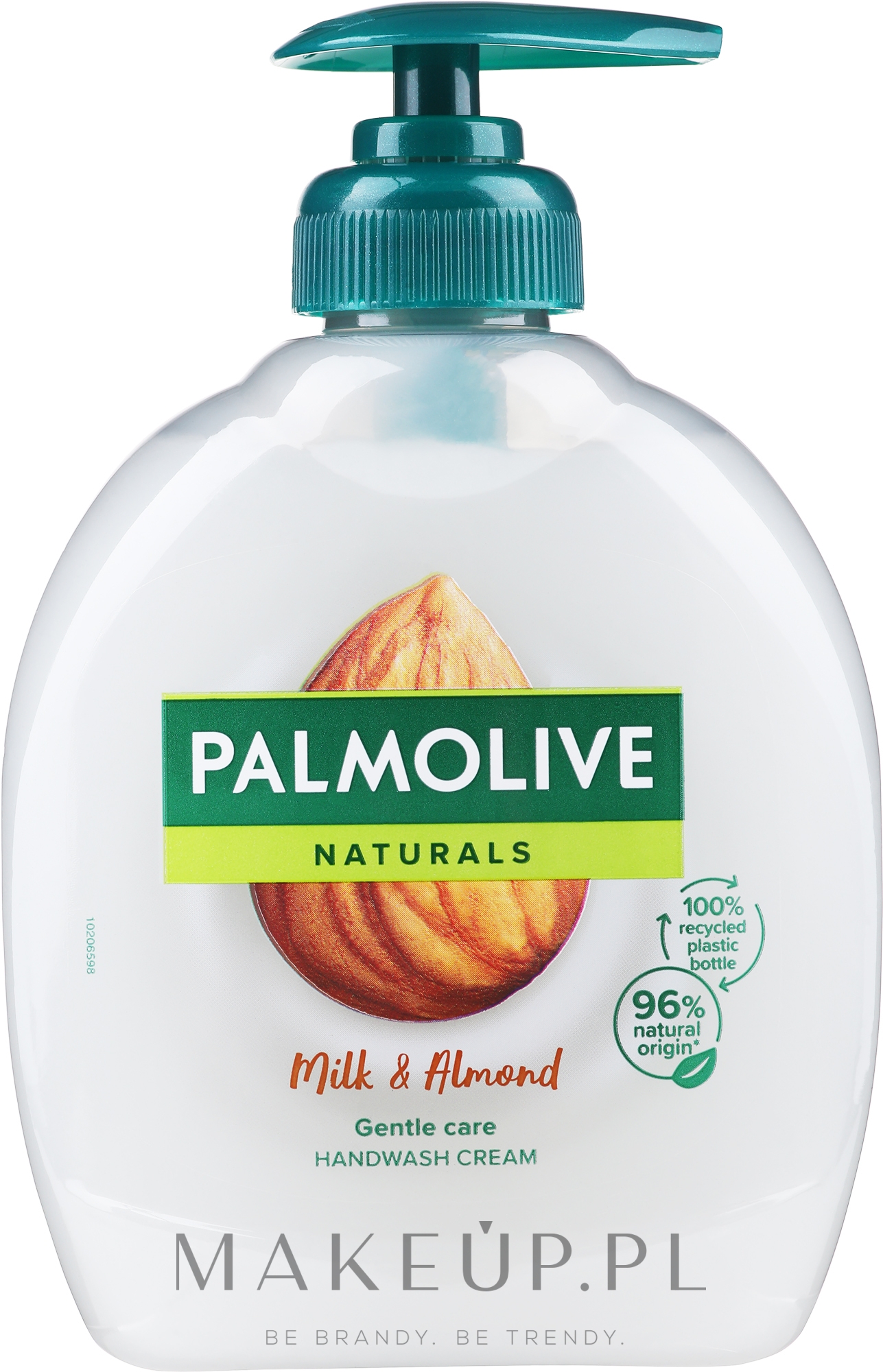 Kremowe mydło w płynie do rąk Mleko i Migdał z dozownikiem - Palmolive Naturals Milk & Almond — Zdjęcie 300 ml