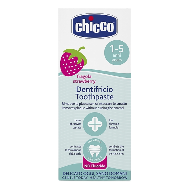 Pasta do zębów o smaku truskawkowym - Chicco — Zdjęcie N3