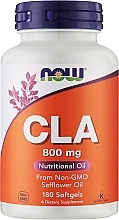 Sprzężony kwas linolowy w płynie - Now Foods CLA — Zdjęcie N1