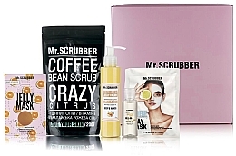 Kup Zestaw - Mr.Scrubber Crazy Citrus Scrub (scr/200g + cr/gel/150 ml + gel/mask60ml + mask15ml + toner35ml)