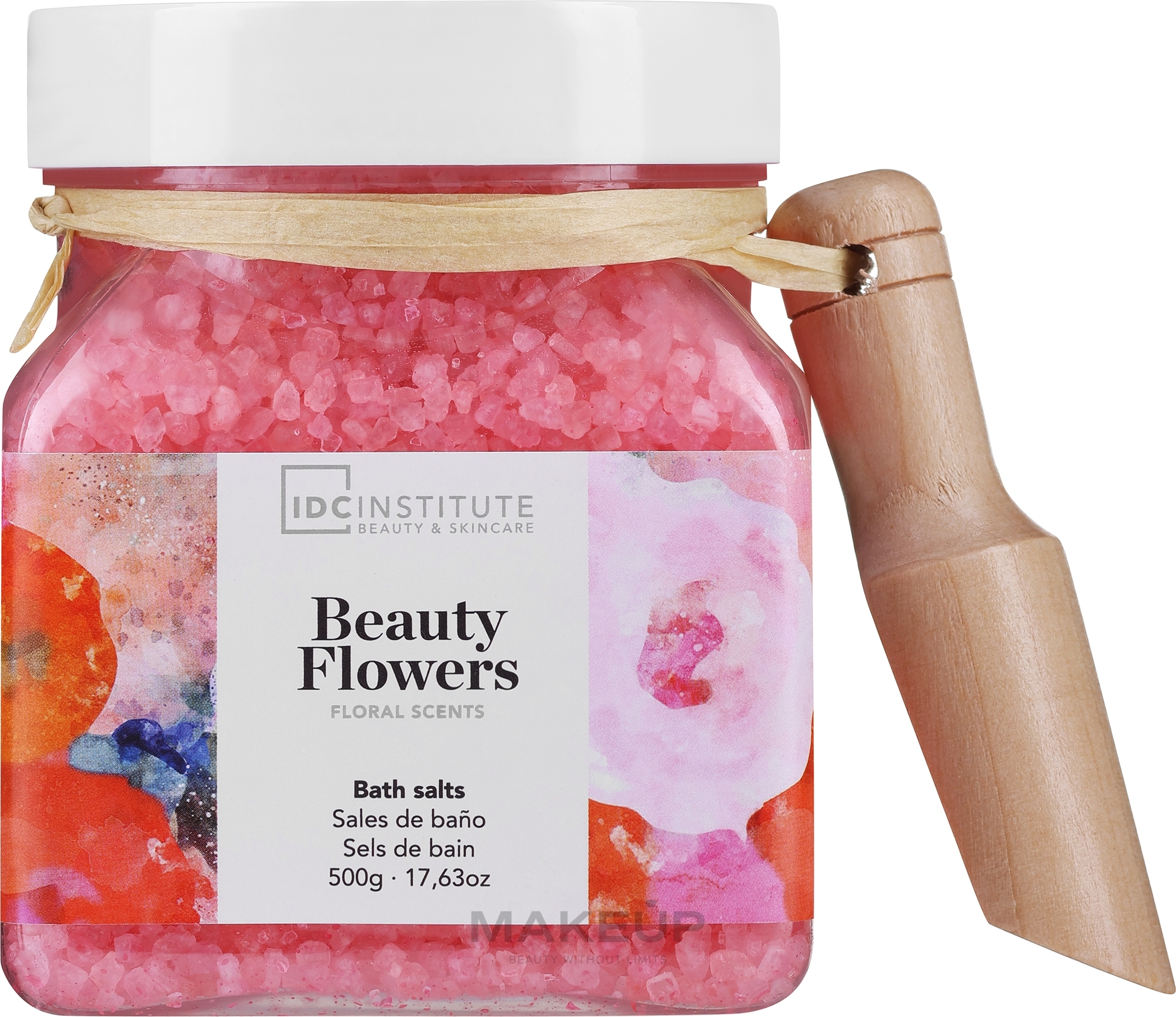 Sól do kąpieli - IDC Institute Beauty Flowers Bath Salts — Zdjęcie 500 g