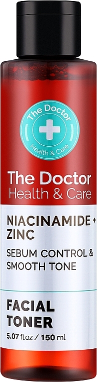 Toner do twarzy - The Doctor Health & Care Niacinamide + Zinc Toner  — Zdjęcie N1
