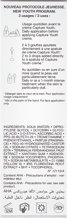 Rozświetlające serum przeciwstarzeniowe do twarzy - Christian Dior Capture Youth Glow Booster Age-Delay Illuminating Serum — Zdjęcie N3