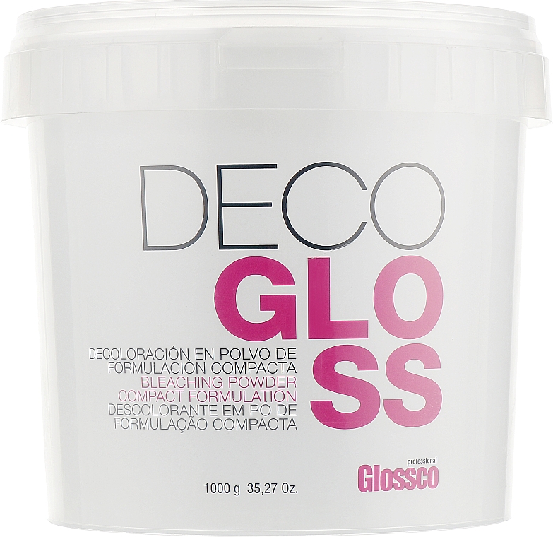 Puder rozjaśniający do włosów - Glossco Color Decogloss — Zdjęcie N1