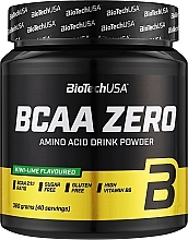 Kup Kompleks aminokwasów w proszku Limonka-kiwi - BioTechUSA BCAA Zero Lime-Kiwi Amino Acid Drink Powder 