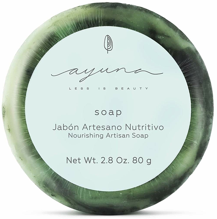 Odżywcze mydło rzemieślnicze w kostce - Ayuna Soap Nourishing Artisan Soap Bar — Zdjęcie N1
