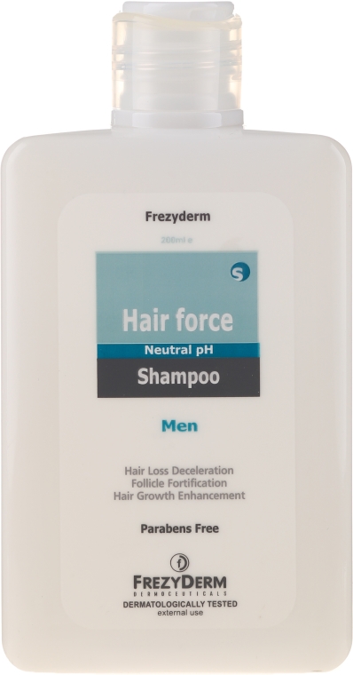 Szampon zatrzymujący wypadanie włosów dla mężczyzn - Frezyderm Hair Force Shampoo Men — Zdjęcie N2