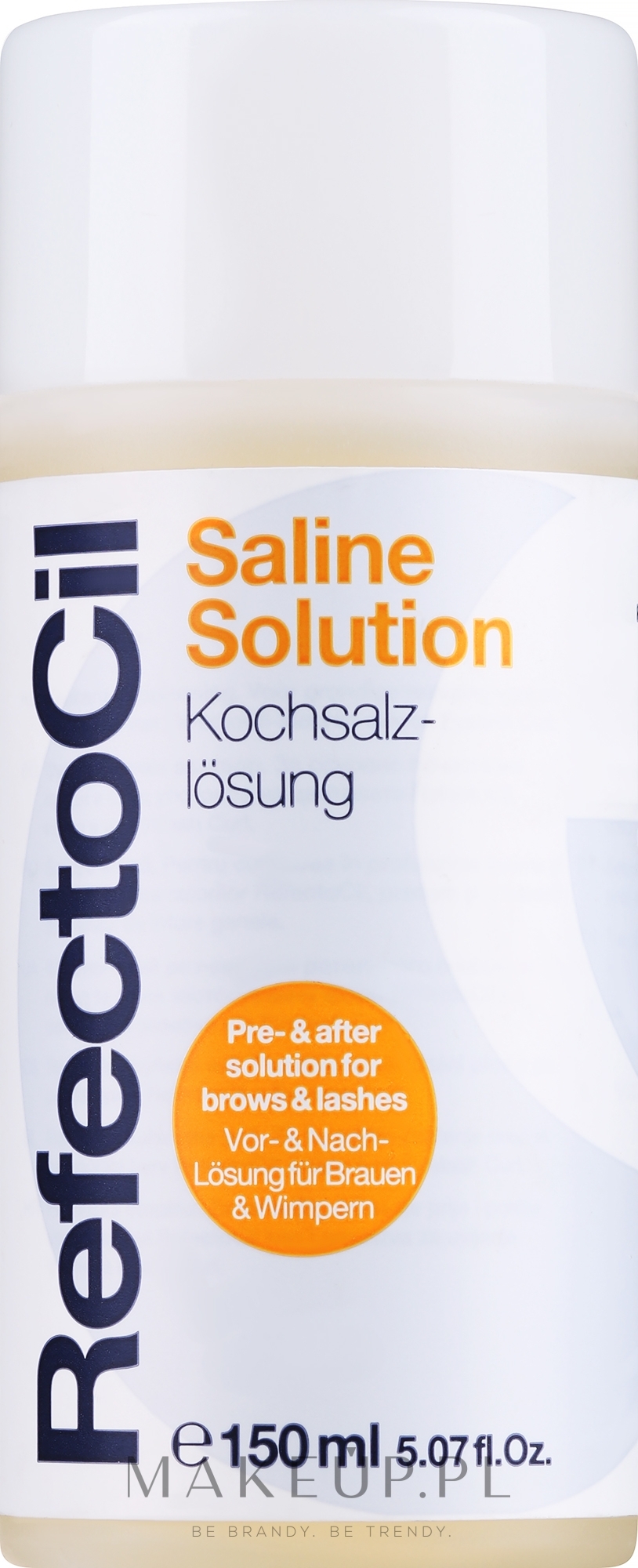 Płyn oczyszczający do rzęs i brwi - RefectoCil Saline Solution — Zdjęcie 150 ml