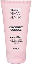 Nawilżający krem ​​do włosów bez spłukiwania - Brave New Hair Coconut Cuddle Hair Cream — Zdjęcie N1