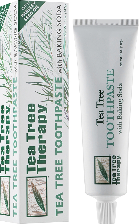 Pasta do zębów z olejkiem z drzewa herbacianego i sodą oczyszczoną - Tea Tree Therapy Toothpaste With Baking Soda — Zdjęcie N2