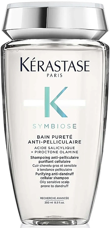 Oczyszczająca kąpiel przeciwłupieżowa do wrażliwej skóry głowy ze skłonnością do przetłuszczania się - Kérastase Symbiose Bain Pureté Anti-Pelliculaire