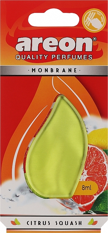 Odświeżacz powietrza do samochodu - Areon Monbrane Citrus Squash — Zdjęcie N1