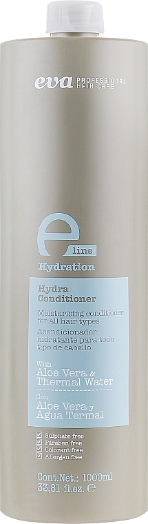 Nawilżająca odżywka do włosów - Eva Professional E-line Hydra Conditioner — Zdjęcie N1