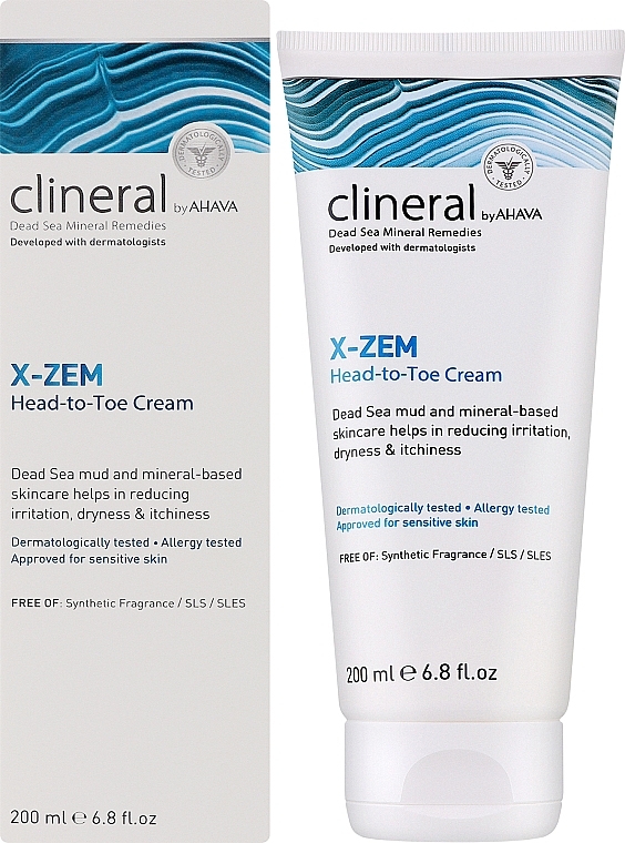 Krem do ciała z masłem shea - Ahava Clineral X-Zem Head-to-Toe Cream — Zdjęcie N2