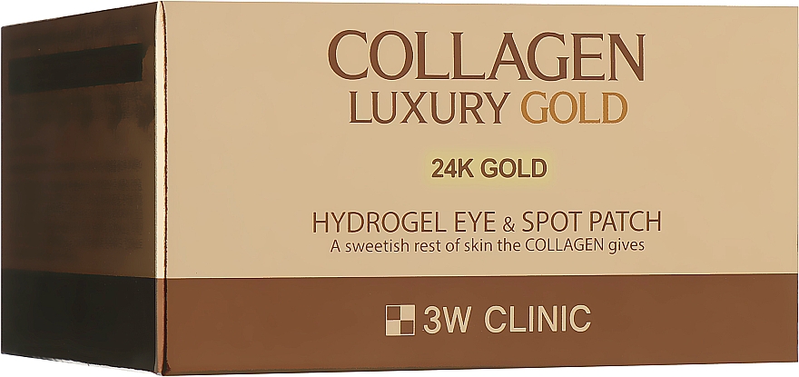 Kolagenowe płatki pod oczy - 3w Clinic Collagen & Luxury Gold Eye Patch — Zdjęcie N2
