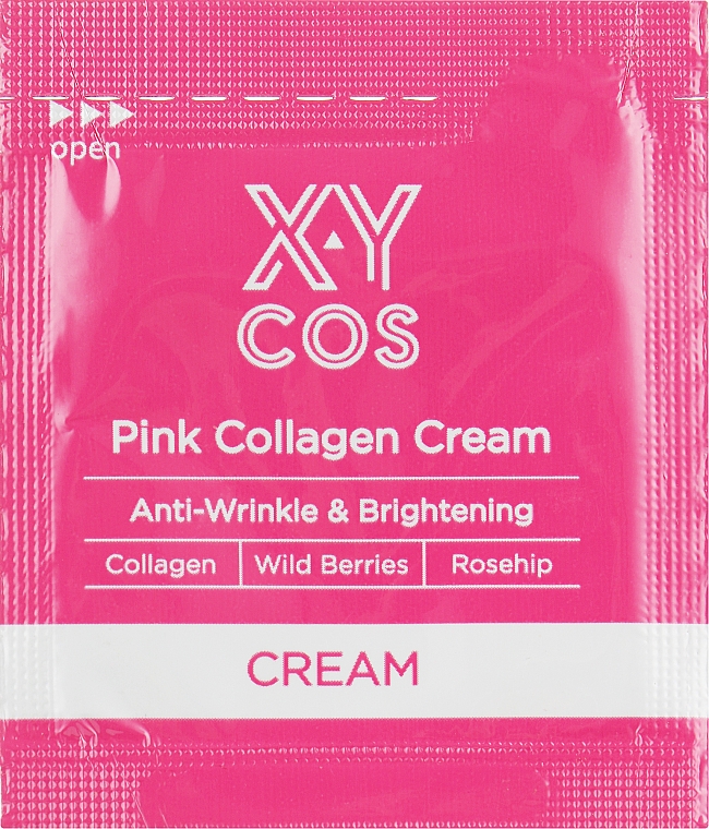 Nawilżający krem do twarzy z kolagenem - XYcos Pink Collagen Cream (próbka) — Zdjęcie N1