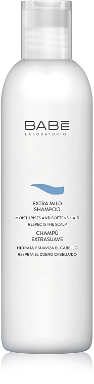 Delikatny szampon do każdego rodzaju włosów - Babé Laboratorios Extra Mild Shampoo — Zdjęcie N1