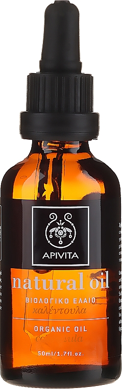 Organiczny olejek do ciała Nagietek - Apivita Aromatherapy Organic Calendula Oil — Zdjęcie N2