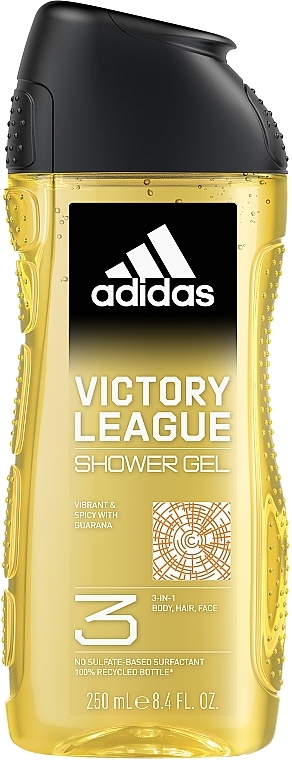 Adidas Victory League - Żel pod prysznic 3 w 1 dla mężczyzn