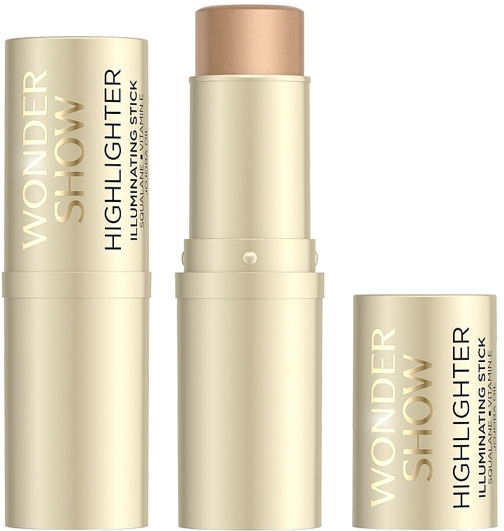 Bronzer do twarzy w sztyfcie - Eveline Cosmetics Wonder Show Bronzer Contouring Stick — Zdjęcie N2