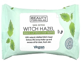 Chusteczki do demakijażu - Beauty Formulas Witch Hazel Make-Up Remover Wipes — Zdjęcie N1