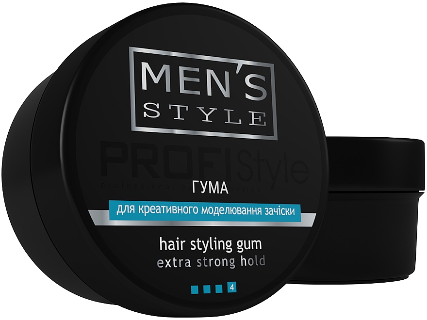 Guma do kreatywnej stylizacji włosów dla mężczyzn - Profi Style Men's Style Hair Styling Gum Extra Strong Hold — Zdjęcie N1