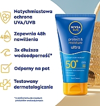 Nawilżający balsam do opalania Ultra SPF 50+ - NIVEA SUN Protect & Moisture — Zdjęcie N3