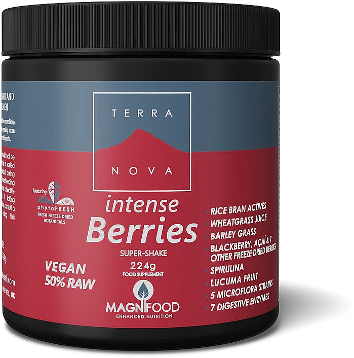 Suplement diety Mieszanka jagodowa - Terranova Intense Berries Super-Shake — Zdjęcie N1