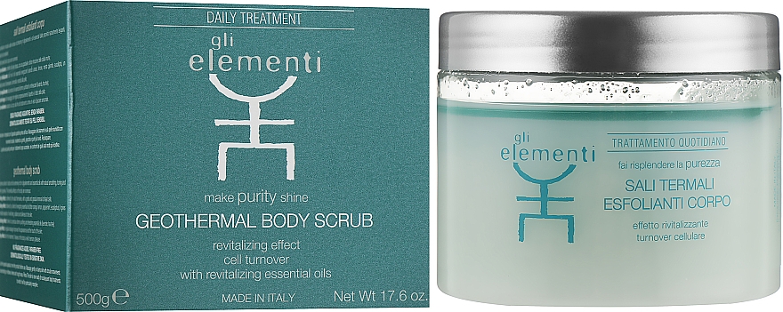 Termalny peeling do ciała - Gli Elementi Body Thermal Scrub — Zdjęcie N2