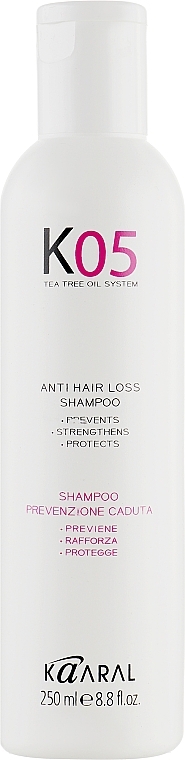 Szampon stymulujący porost włosów - Kaaral K05 Anti Hair Loss Shampoo — Zdjęcie N3