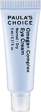 Krem pod oczy z kwasami omega - Paula's Choice Omega + Complex Eye Cream Travel Size — Zdjęcie N1