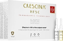 Kup Ampułki przeciw wypadaniu włosów dla kobiet - Crescina HFSC Transdermic 200 Re-Growth Woman
