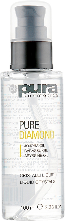 Kryształki do włosów w płynie - Pura Kosmetica Pure Diamond Liquid Crystals — Zdjęcie N1
