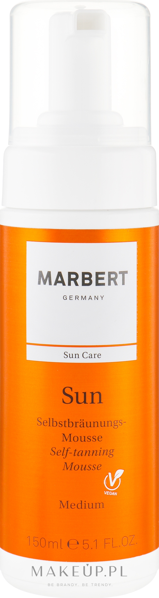 Samoopalający mus do ciała - Marbert Sun Care Self Tanning Mousse — Zdjęcie 150 ml