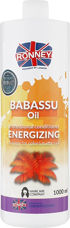 Odżywka do włosów - Ronney Professional Babassu Oil Energizing Conditioner — Zdjęcie N1