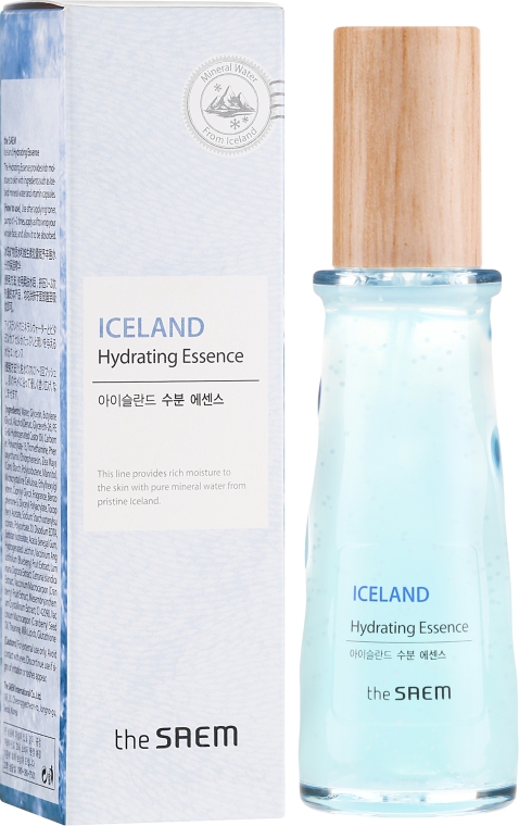 Nawilżająca esencja do twarzy z islandzką wodą mineralną - The Saem Iceland Hydrating Essence — Zdjęcie N1