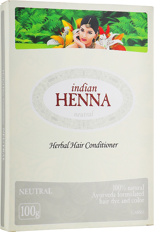 Naturalna barwiąca maska do włosów - Indian Henna Neutral
