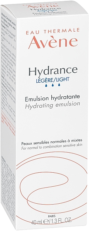 Lekka emulsja nawilżająca do twarzy - Avène Hydrance Hydrating Emulsion — Zdjęcie N3