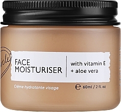 Kup Krem nawilżający do twarzy - UpCircle Face Moisturiser with Vitamin E + Aloe Vera