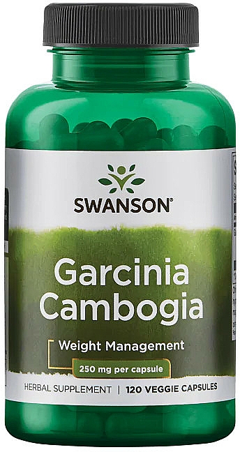 Suplement diety Ekstrakt z Garcinia Cambogia, 250 mg - Swanson Garcinia Cambogia — Zdjęcie N1