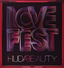 Paleta cieni do powiek - Huda Beauty Lovefest Obsessions Eyeshadow Palette — Zdjęcie N2