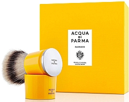 Syntetyczny pędzel do golenia, żółty - Acqua di Parma Barbiere Shaving Brush — Zdjęcie N1