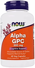 Kup Alfosceran choliny w kapsułkach - Now Foods Alpha GPC