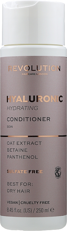 Nawilżająca odżywka do włosów suchych z kwasem hialuronowym - Makeup Revolution Hyaluronic Acid Hydrating Conditioner