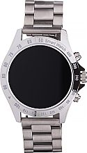 Kup Smartwatch męski, srebrny, stalowy - Garett Smartwatch Men Style