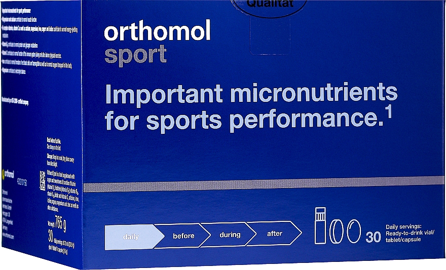 Witaminy dla sportowców - Orthomol Sport — Zdjęcie N1