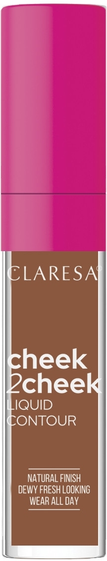 Bronzer w płynie - Claresa Cheek2Cheek Liquid Contour — Zdjęcie 02 - Sun Kissed