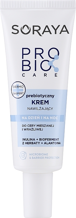 Probiotyczny krem nawilżający ​​do cery mieszanej i wrażliwej - Soraya Probio Care Face Cream — Zdjęcie N2