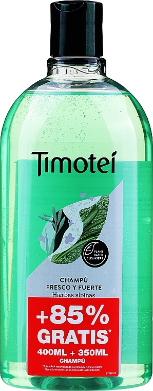 Szampon wzmacniający - Timotei Fresh And Strong Fortifying Shampoo — Zdjęcie N1